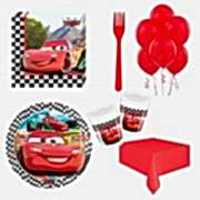 16 Kişilik Arabalar Parti Konsepti, Cars Doğum Günü Partisi Süsü