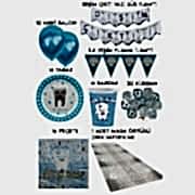 16 Kişilik Mavi Diş Buğdayı Günü Ilk Dişim Çıktı Parti Süsleri Erkek Parti Seti Süsleme Paketi