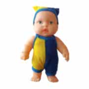 1 Adet Sarı Lacivert Taraftar Oyuncak Bebek 20cm