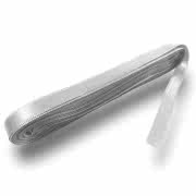 1cm Beyaz Renginde Kurdele, 10m Saten Kurdela