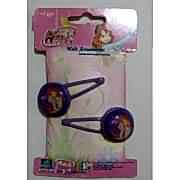 1 Paket 2 Adet Mor Winx Flora Kız Tokası, Saç Aksesuarı