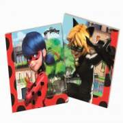 20 Ad Mücize Uğur Böceği İle Kara Kedi Peçete Miraculous Lady Bug