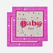 20 Adet Baby Shower Peçete Pembe Kız 