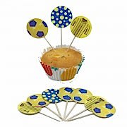 20 Adet Sarı Lacivert Renklerinde Parti Sunum Kürdanı