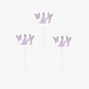 20 Adet Gümüş Gri Rengi Parti Sunum Kurdanı Süsleri