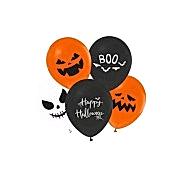 20 Adet Halloween Cadılar Bayramı Balon Turuncu Siyah