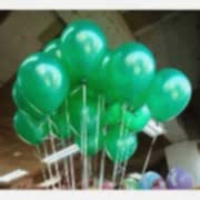 20 ADET METALİK SEDEFLİ KOYU YEŞİL BALON Doğum Günü Helyumla Uçan