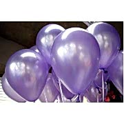 20 ADET METALİK SEDEFLİ MOR LİLA BALON Doğum Günü Helyumla Uçan