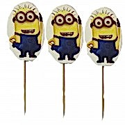 20 Adet Minion, Minyon, Minions Sunum Kürdanı Parti Malzemesi