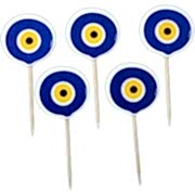 20 Adet Nazar Boncuklu Sunum Kürdanı Parti Malzemesi