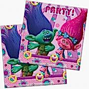 20 Adet Troller Peçete, 33x33 cm Trolls Doğum Günü Parti Konsepti