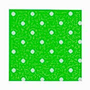 20 ADET Yeşil Üstü Beyaz Puantiyeli 33 x 33 Doğum Günü Parti