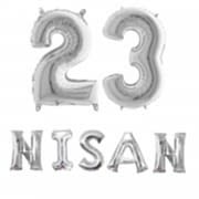 23 Nisan Balonu, Ev, Okul, Sınıf Süsleme Folyo Balon Seti