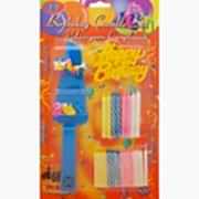 24 Adet Renkli Pasta Mumu + 1 Spatula + Pasta yazısı