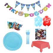 24 Kişilik Avengers Lüks Parti Seti Yenilmezler Doğum Günü Paketi