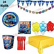 24 Kişilik Hot Wheels Temalı Doğum Günü Seti, Konsept Süslemesi