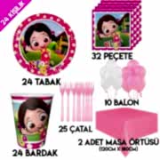 24 Kişilik Niloya Doğum Günü Temalı, Parti Teması Konsepti Seti