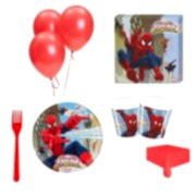 24 Kişilik Örümcek Adam Doğum Günü Teması Parti Seti, Spiderman