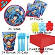 24 Kişilik Superman Temalı Doğum Günü Paketi, Süpermen Konsepti