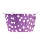 25 Ad Puantiyeli Mor Muffin Kapsülü Kek Kalıbı Bekarlığa Veda vb