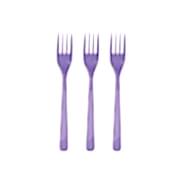 25 Adet Mor Lila Konseptli Plastik Çatal