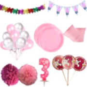 3 Yaş Kız Doğum Günü Konsepti Malzemeleri
