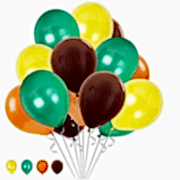 30 Ad Safari Hayvanlar Alemi Renkleri Metalik Balon Helyumla Uçan