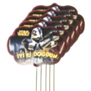 5 Adet Star Wars Doğum Günü Parti Çubukları Konuşma Balonu Çubuğu