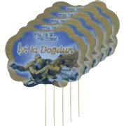 5 Adet Transformers Doğum Günü Partisi Konuşma Balonları Çubuğu