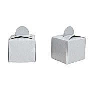 50 Adet Gümüş Gri Mevlüt Boş Lokum İkram Kutusu, Küçük Hediyelik