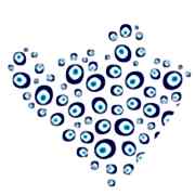 50 Adet Nazar Boncuklu Kız - Erkek Bebek 40 Mevlidi Lokum Kutusu