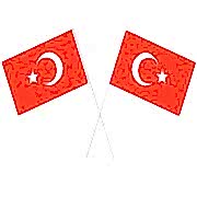 50li Türk Bayrağı Baskılı Çubuklu Bayrak 23 Nisan, 19 Mayıs, 29 Ekim, Ulusal Bayramlar