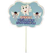 5li Bebek İlk Diş Buğdayı Parti Çubukları Konuşma Balonu Çubuğu