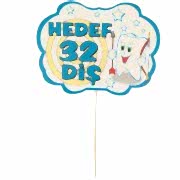 5li Erkek İlk Diş Buğdayı Parti Çubukları, Konuşma Balonu Çubuğu