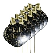 5li Siyah Gold İyiki Doğdun Konuşma Balonu Çubuğu Parti Çubukları