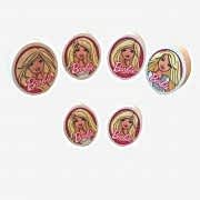 6 Adet Barbie Silgi Doğum Günü Kız Parti Malzemeleri Hediyelik