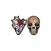 6 Adet Halloween Cadılar Bayramı Karton Maske 15 cm x 23 cm