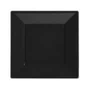 6 Adet Mat Siyah Supla Kare Tabak Yetişkin Doğum Günü