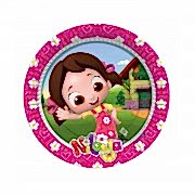 6 Adet Niloya Tabak Kız Doğum Günü Parti Malzemesi