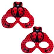 6 Adet Uğur böceği Karton Gözlük Kız Doğum Günü Parti Malzemesi