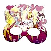 6 Adet Winx (Winks) Karton Gözlük Kız Doğum Günü Parti Malzemesi