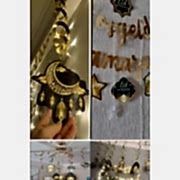 6'lı Ramadan Kareem Tavan Süsü Eid Mubarak Temalı Sarkıt Ramazan Bayramı Ingilizce Dini Islami Süs