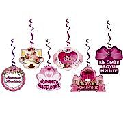 6lı Nişan Töreni Konsept Organizasyonu Yazı Süsleri Malzemeleri