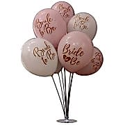 7 Bride To Be Balon + 1 Balon Standı Bekarlığa Veda Masa Üstü Dekor Süs Standı