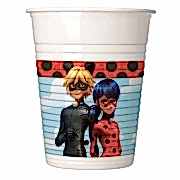 8 Ad Mücize Uğur Böceği İle Kara Kedi Bardak, Miraculous Lady Bug 