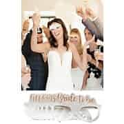 8 Adet Bride To Be Konsepti Gözlük Beyaz Rose Gold "bride To Be" Bekarlığa Veda Nedime Partisi