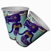 8 Adet Deniz Kızı Bardak, Doğum Günü Konsept Parti 