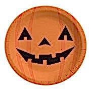 8 Adet Halloween Partisi Kağıt Tabak, Cadılar Bayramı Ürünleri