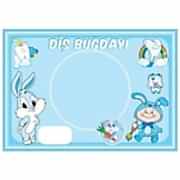 8 Adet Mavi Diş Buğdayı American Servis (Tabak Altlığı) Sunum