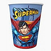 8 Adet Superman Bardak, Süperman 220cc Doğum Günü Parti Malzemesi